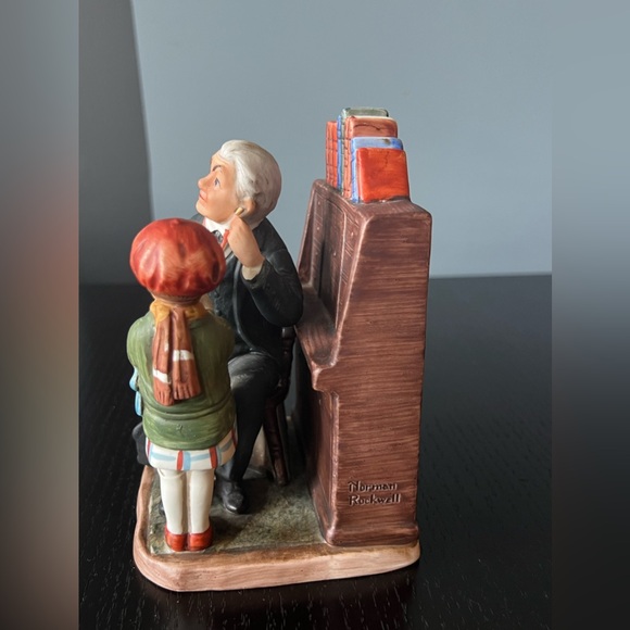 1973 Norman "Rockwell Doctor & the Doll" Figurine Dave Grossman Sat Evening Post - Picture 5 of 7